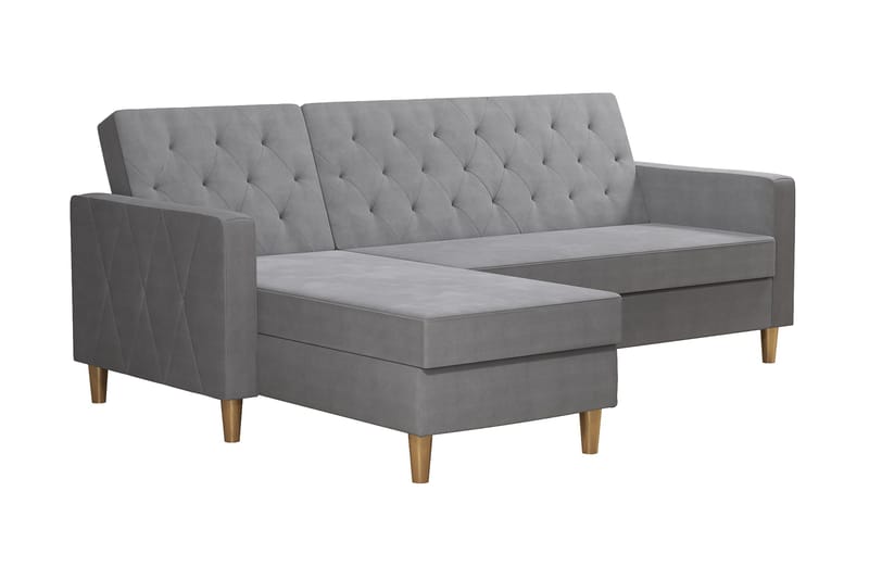 Divansovesofa Liberty Grå - CosmoLiving - Møbler - Sofaer - Sovesofaer - Sovesofa divan