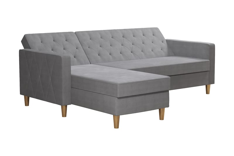 Divansovesofa Liberty Grå - CosmoLiving - Møbler - Sofaer - Sovesofaer - Sovesofa divan