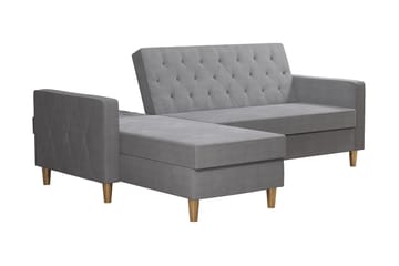 Divansovesofa Liberty Grå - CosmoLiving - Møbler - Sofaer - Sovesofaer - Sovesofa divan
