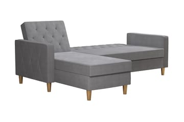 Divansovesofa Liberty Grå - CosmoLiving - Møbler - Sofaer - Sovesofaer - Sovesofa divan
