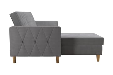Divansovesofa Liberty Grå - CosmoLiving - Møbler - Sofaer - Sovesofaer - Sovesofa divan
