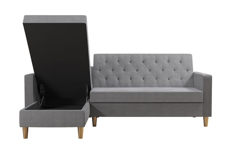 Divansovesofa Liberty Grå - CosmoLiving - Møbler - Sofaer - Sovesofaer - Sovesofa divan