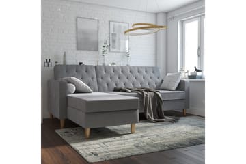 Divansovesofa Liberty Grå - CosmoLiving - Møbler - Sofaer - Sovesofaer - Sovesofa divan