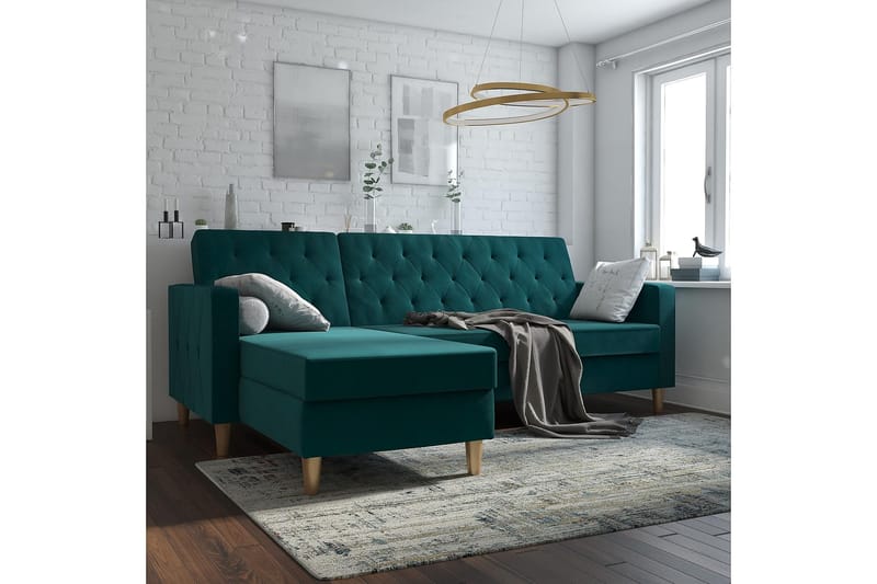 Divansovesofa Liberty Grønn - CosmoLiving - Sovesofa divan