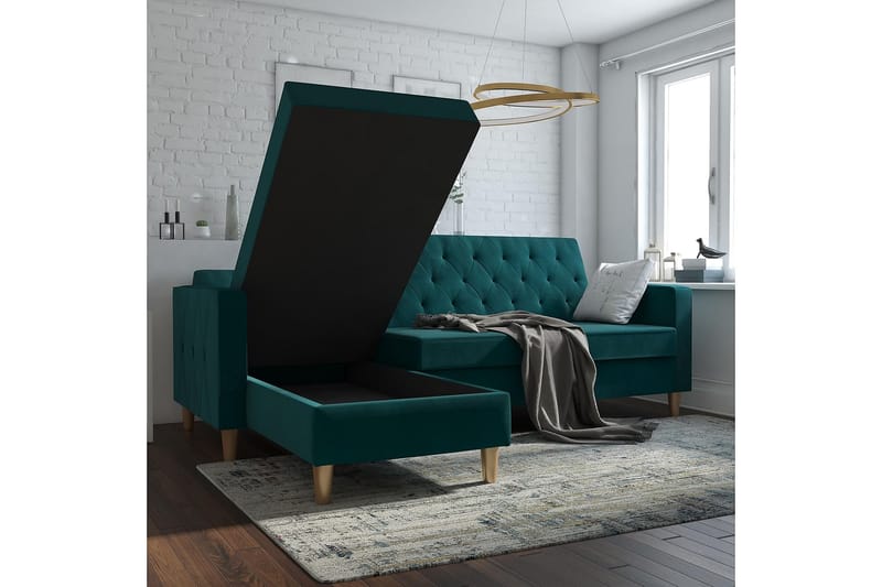 Divansovesofa Liberty Grønn - CosmoLiving - Sovesofa divan