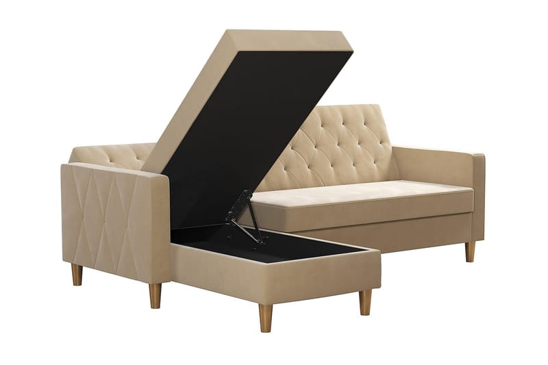 Divansovesofa Liberty Hvit - CosmoLiving - Sovesofa divan