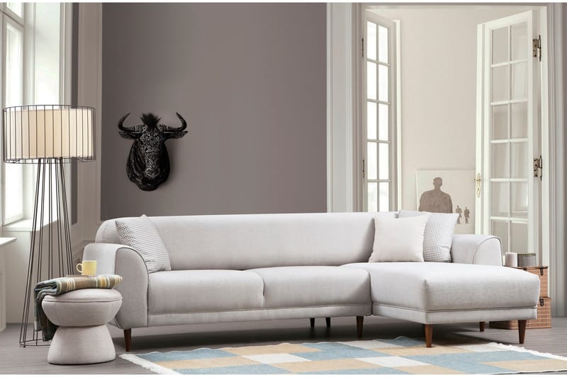 Divansovesofa Santpedor - Beige - Møbler - Sofaer - Sovesofaer - Sovesofa divan