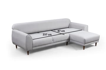 Divansovesofa Santpedor - Beige - Møbler - Sofaer - Sovesofaer - Sovesofa divan