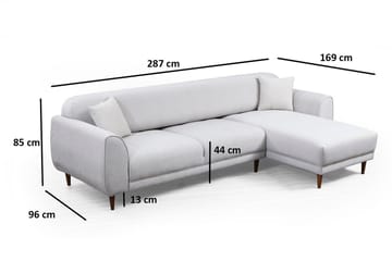 Divansovesofa Santpedor - Beige - Møbler - Sofaer - Sovesofaer - Sovesofa divan