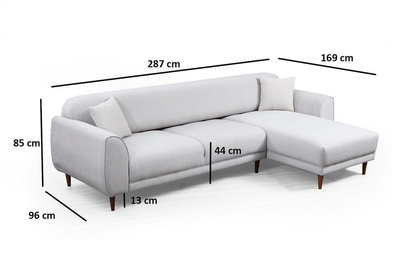 Divansovesofa Santpedor - Beige - Møbler - Sofaer - Sovesofaer - Sovesofa divan