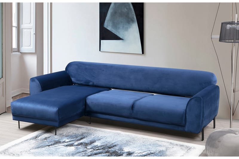 Divansovesofa Santpedor - Blå - Sovesofa divan