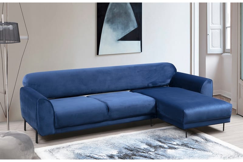 Divansovesofa Santpedor - Blå - Sovesofa divan