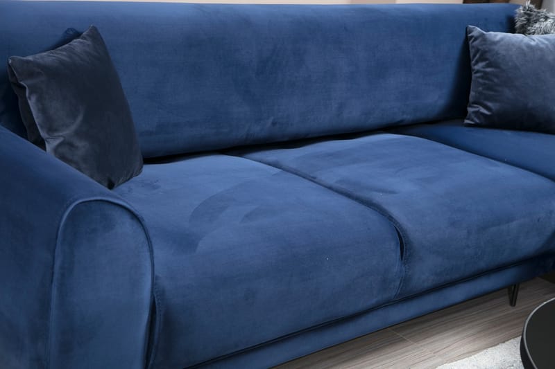 Divansovesofa Santpedor - Blå - Sovesofa divan