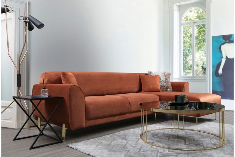 Divansovesofa Santpedor - Brun - Sovesofa divan