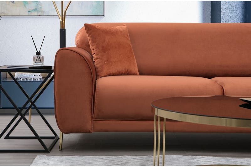 Divansovesofa Santpedor - Brun - Sovesofa divan