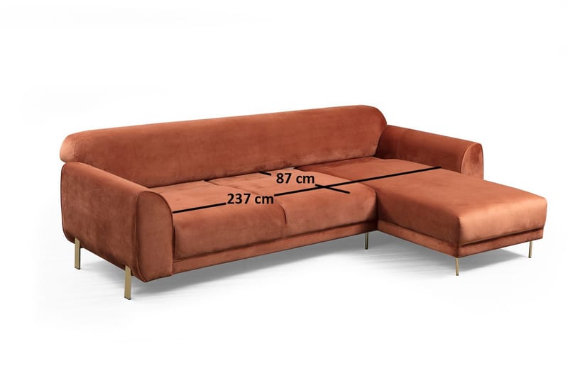 Divansovesofa Santpedor - Brun - Sovesofa divan