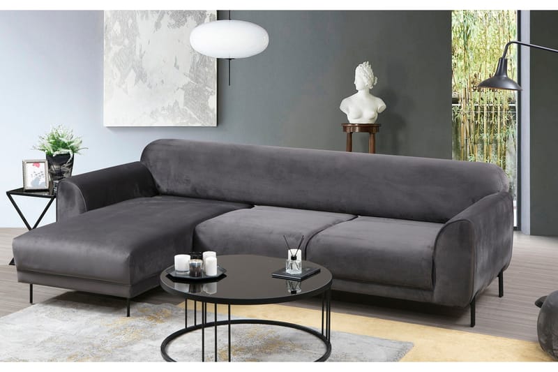 Divansovesofa Santpedor - Grå - Sovesofa divan