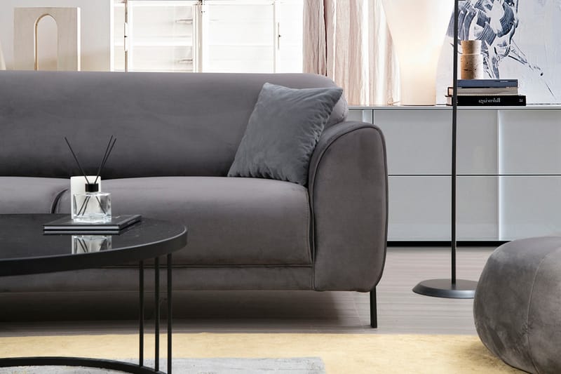 Divansovesofa Santpedor - Grå - Sovesofa divan