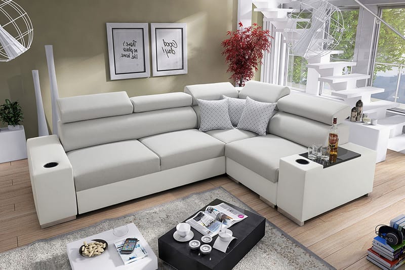 Divansovesofa Perseo 282x205x95 cm - Møbler - Sofaer - Sovesofaer - Sovesofa divan