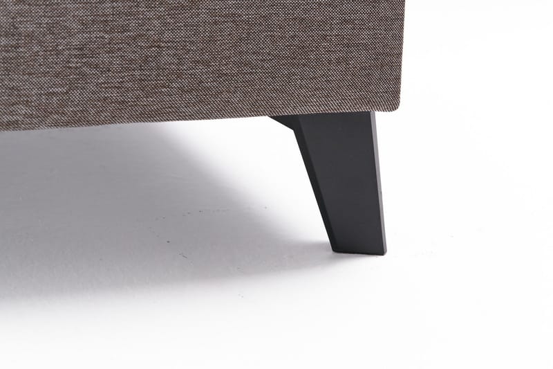 Efsunlu U-Sovesofa - Brun/Svart - Møbler - Sofaer - Sovesofaer - Sovesofa divan