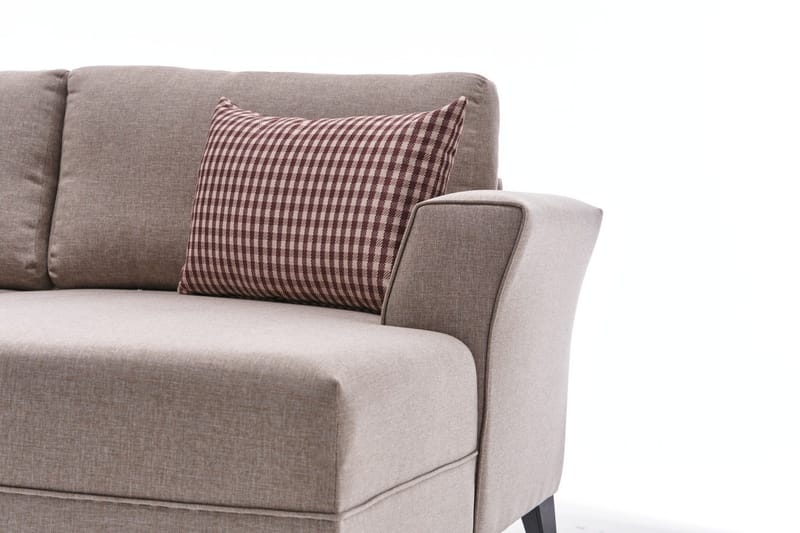 Eriska U-Sovesofa - Beige - Møbler - Sofaer - Sovesofaer - Sovesofa divan