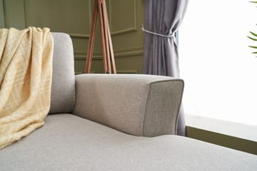 Eriska U-Sovesofa - Beige - Møbler - Sofaer - Sovesofaer - Sovesofa divan