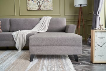 Eriska U-Sovesofa - Brun/Svart - Møbler - Sofaer - Sovesofaer - Sovesofa divan