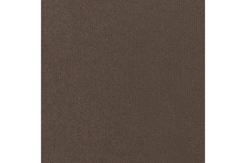 Esher 3-seters Hjørnesofa Høyre - Plysch/Brun - Møbler - Sofaer - Sovesofaer - Sovesofa divan