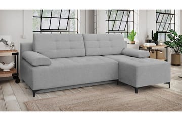 FABIO 4-seters Sovesofa Venstre - Grå - Møbler - Sofaer - Sovesofaer - Sovesofa divan