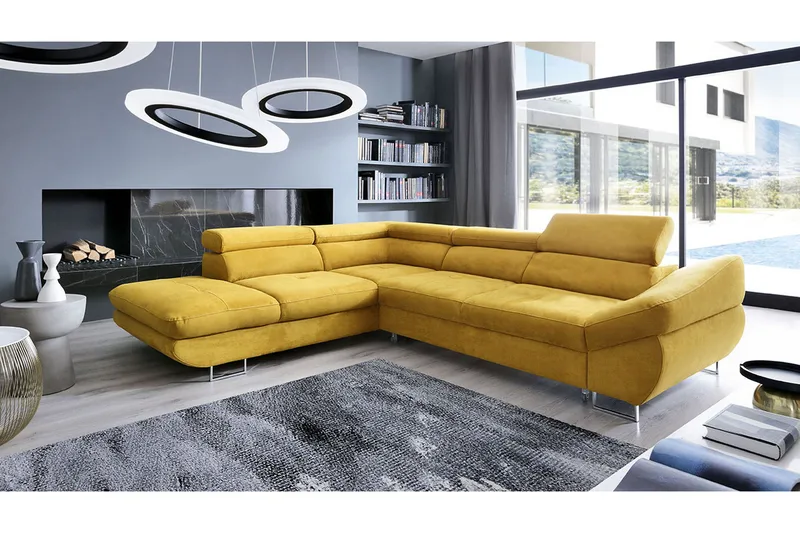 Fabio Divansovesofa 280x235x88 cm - Møbler - Sofaer - Sovesofaer - Langsgående sovesofa