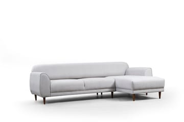 Gajanejos 5-seter Høyrevendt L-formet Sovesofa 87x237 cm i Stoff - Beige - Møbler - Sofaer - Sovesofaer - Langsgående sovesofa
