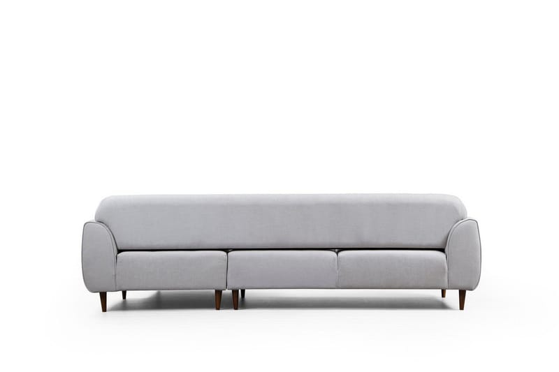 Gajanejos 5-seter Høyrevendt L-formet Sovesofa 87x237 cm i Stoff - Beige - Møbler - Sofaer - Sovesofaer - Langsgående sovesofa