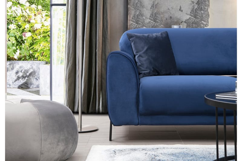 Gajanejos Divansovesofa - Blå - Møbler - Sofaer - Sovesofaer - Sovesofa divan