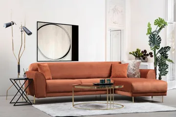 Gajanejos Divansovesofa - Brun - Møbler - Sofaer - Sovesofaer - Sovesofa divan
