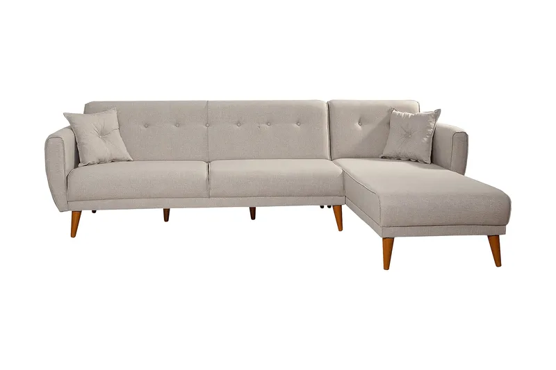 Gjoni Sovesofa med Divan Høyre, Hvit