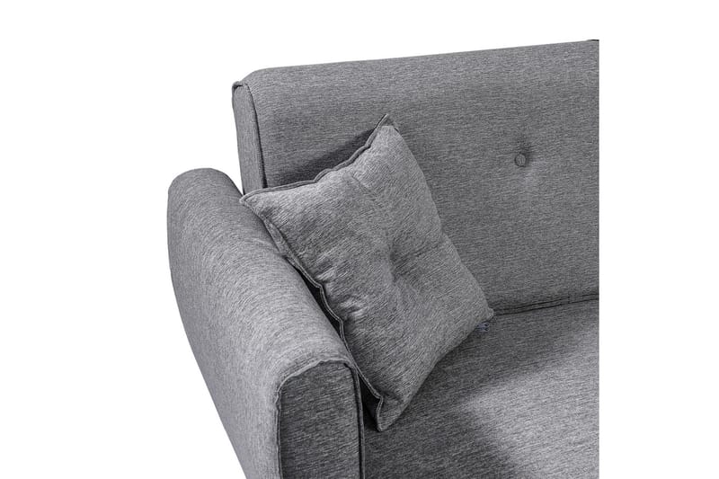 Gjoni Sovesofa med Divan Veggenhet - Grå - Møbler - Sofaer - Sovesofaer - Sovesofa divan