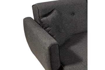 Gjoni Sovesofa med Divan Veggenhet - Grå - Møbler - Sofaer - Sovesofaer - Sovesofa divan
