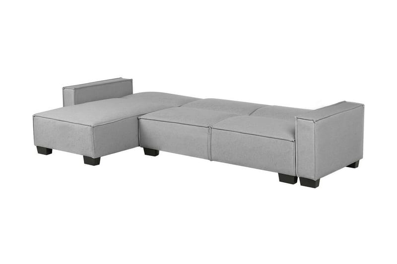 Halsnead 3-seter Venstrevendt Hjørnesovesofa 115x253 cm i Stoff - Grå - Møbler - Sofaer - Sovesofaer - Sovesofa divan
