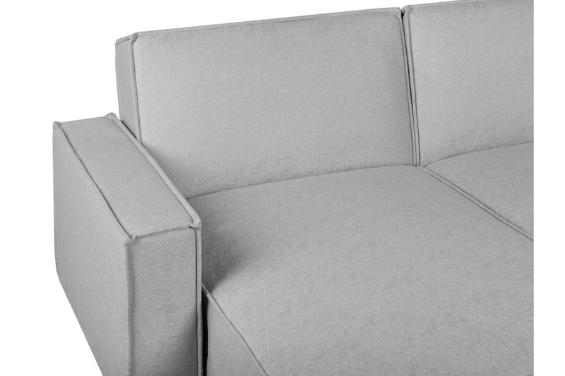 Halsnead 3-seter Venstrevendt Hjørnesovesofa 115x253 cm i Stoff - Grå - Møbler - Sofaer - Sovesofaer - Sovesofa divan