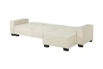 Halsnead Hjørnesovesofa Venstre - Beige - Møbler - Sofaer - Sovesofaer - Sovesofa divan