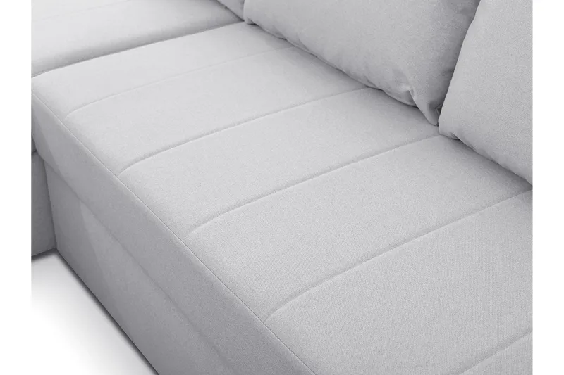 Herosa 3-seters Sovesofa med Divan med Oppbevaring - Blå/Grå - Møbler - Sofaer - Sovesofaer - Sovesofa divan