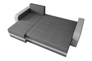 Hewlet 3-seters Divansovesofa Venstre - Grå - Møbler - Sofaer - Sovesofaer - Sovesofa divan