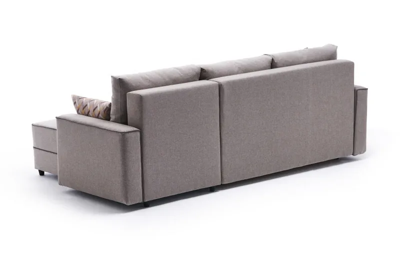 Highbank Sovesofa m. Divan 4-seters 200x150 - Krem - Møbler - Sofaer - Sovesofaer - Sovesofa divan