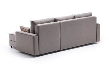 Highbank Sovesofa m. Divan 4-seters 200x150 - Krem - Møbler - Sofaer - Sovesofaer - Sovesofa divan