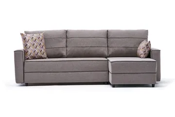 Highbank Sovesofa m. Divan 4-seters 200x150 - Krem - Møbler - Sofaer - Sovesofaer - Sovesofa divan
