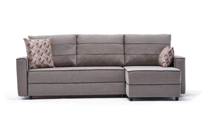 Highbank Sovesofa m. Divan 4-seters 200x150, Krem