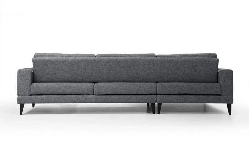 Hilari Sovesofa med Divan Venstre - Grå - Møbler - Sofaer - Sovesofaer - Sovesofa divan