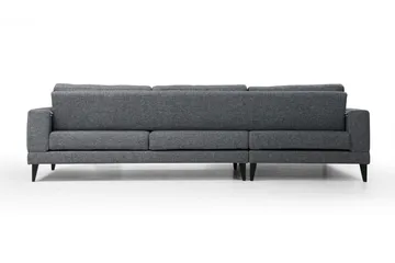 Hilari Sovesofa med Divan Venstre - Grå - Møbler - Sofaer - Sovesofaer - Sovesofa divan