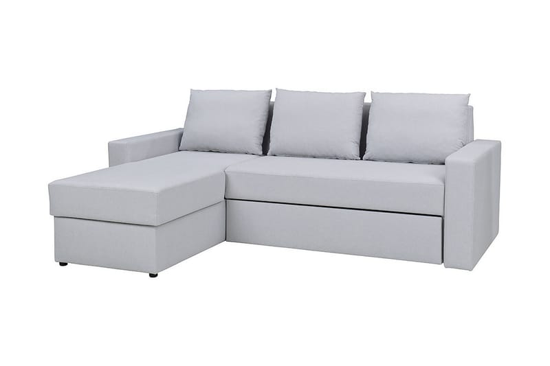 Hjørnesofa Domino - Grå - Sovesofa divan