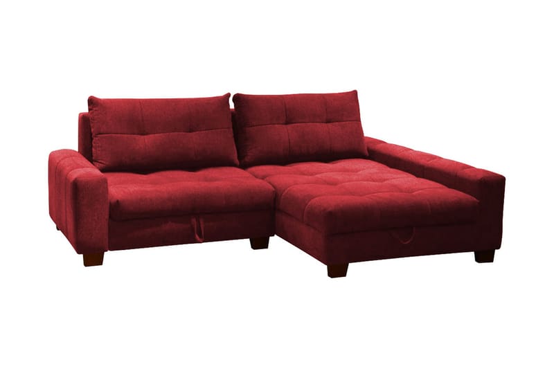 Hjørnesofa Picollo - Sovesofa divan - Fløyelssofaer